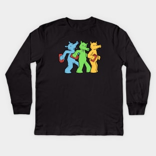 party with friends Kids Long Sleeve T-Shirt